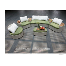 Latest design hot selling outdoor general use cheap outdoor wicker furniture rattan sofa